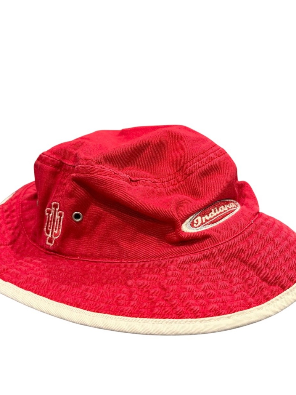 Vintage IU Hoosiers bucket hat OSFA adult red 90s Pro Player